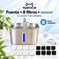 Fuente HydriaCat + 8 filtros + sensor - Pack completo